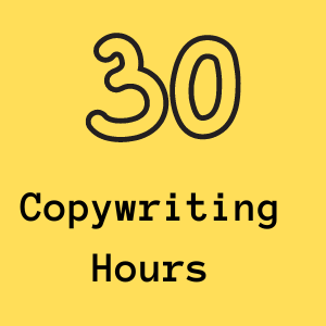 30 hours of copywriting services